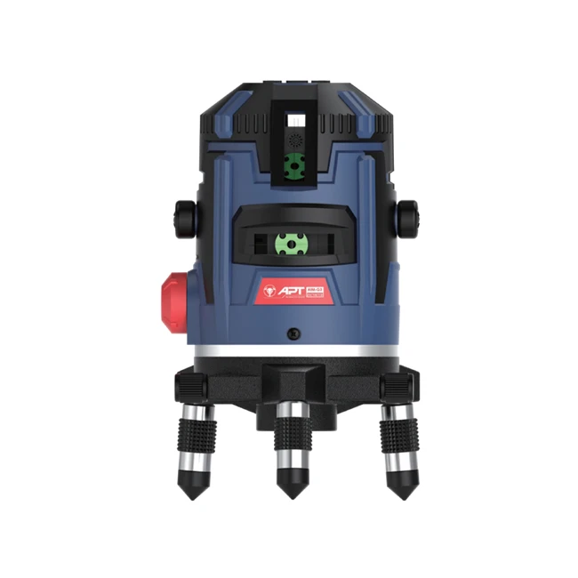 ميزان ليزر 5 خط مع بطاريتين وشاحن 4.2 فولت